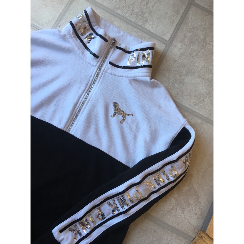 PINK Victoria’s Secret Quarter Zip Sweatshirt